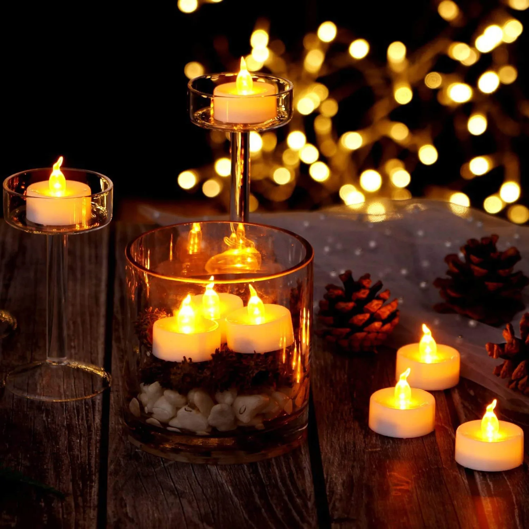 24PCS LED TEA LIGHT CANDLES SET