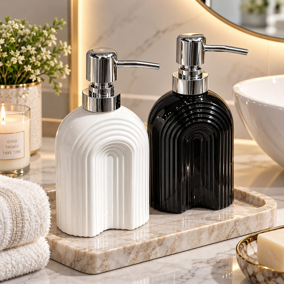 Ceramic Soap Dispenser in Colour as Displayed for Bathroom and Kitchen Use available in Nairobi, Kenya
