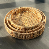 3Pcs Of Wicker Tray