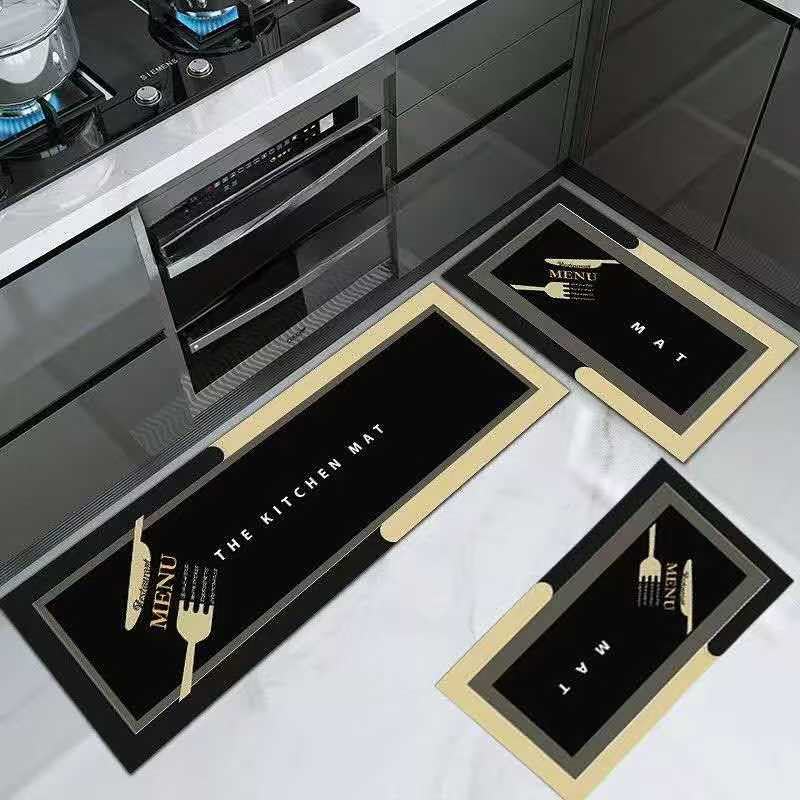 3 Piece Rubber Kitchen Mat Set