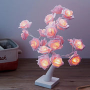 USB operated fairy tree lamp with bendable branches for decorative home lighting