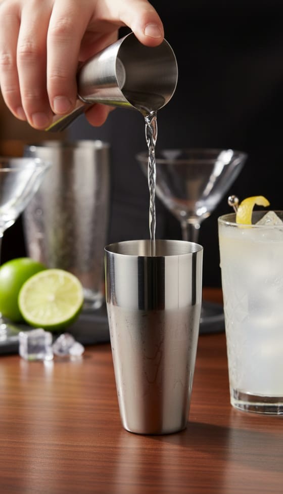 2Pcs Double-Sided Cocktail Jigger