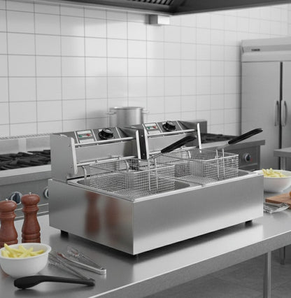 6 + 6 L Double Deep Fryer