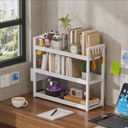3 Tier multifunctional hard plastic organizer rack for storage in bedroom, kitchen, bathroom, and study room