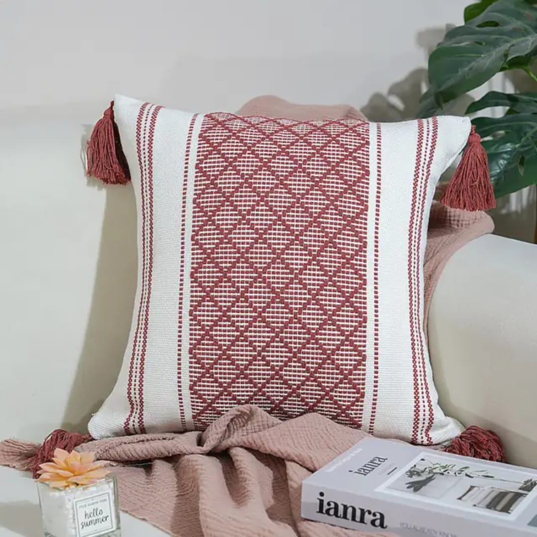 Nordic Woven Throw Pillow Cases
