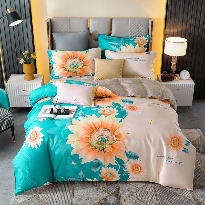 Nordic Style Cotton Microfiber Duvet Cover Set