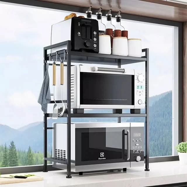 Double Layer Microwave Stand