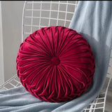 Round Velvet Pillow
