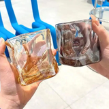 6Pcs Irregular Shape Whiskey Glass