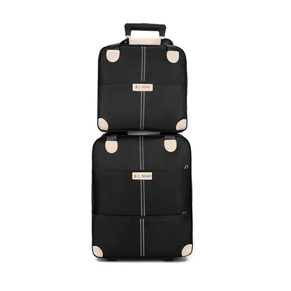 2 in 1 Trolley Travel Bag Set