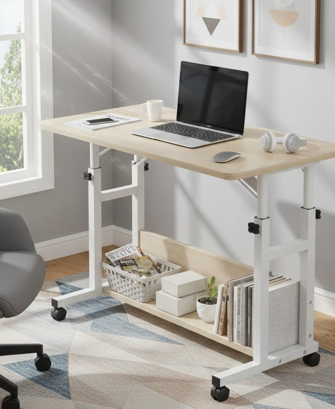 Adjustable Standing Desk with Wheels
