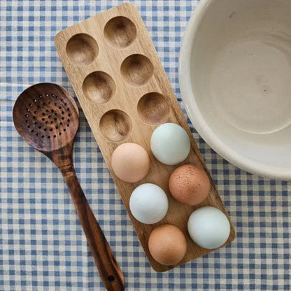 12pcs Wooden Egg Holder