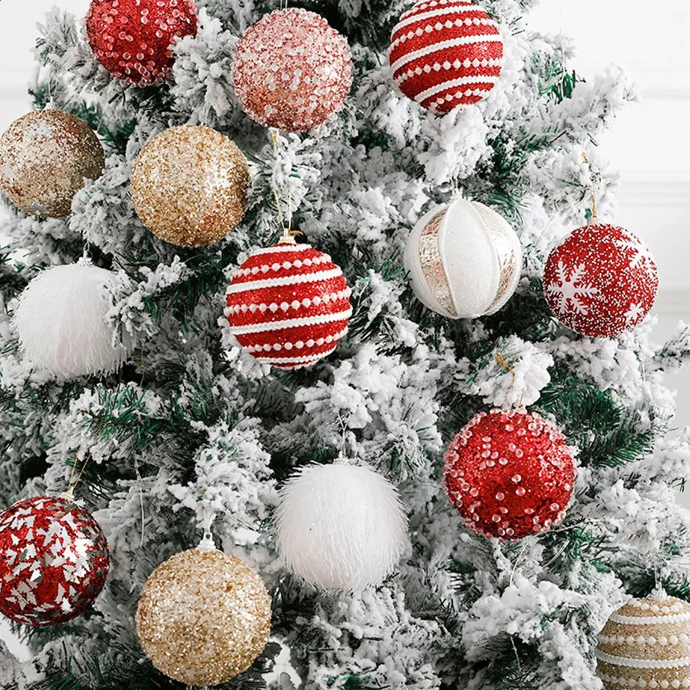 10cm Christmas Decorating Balls – Set of 6