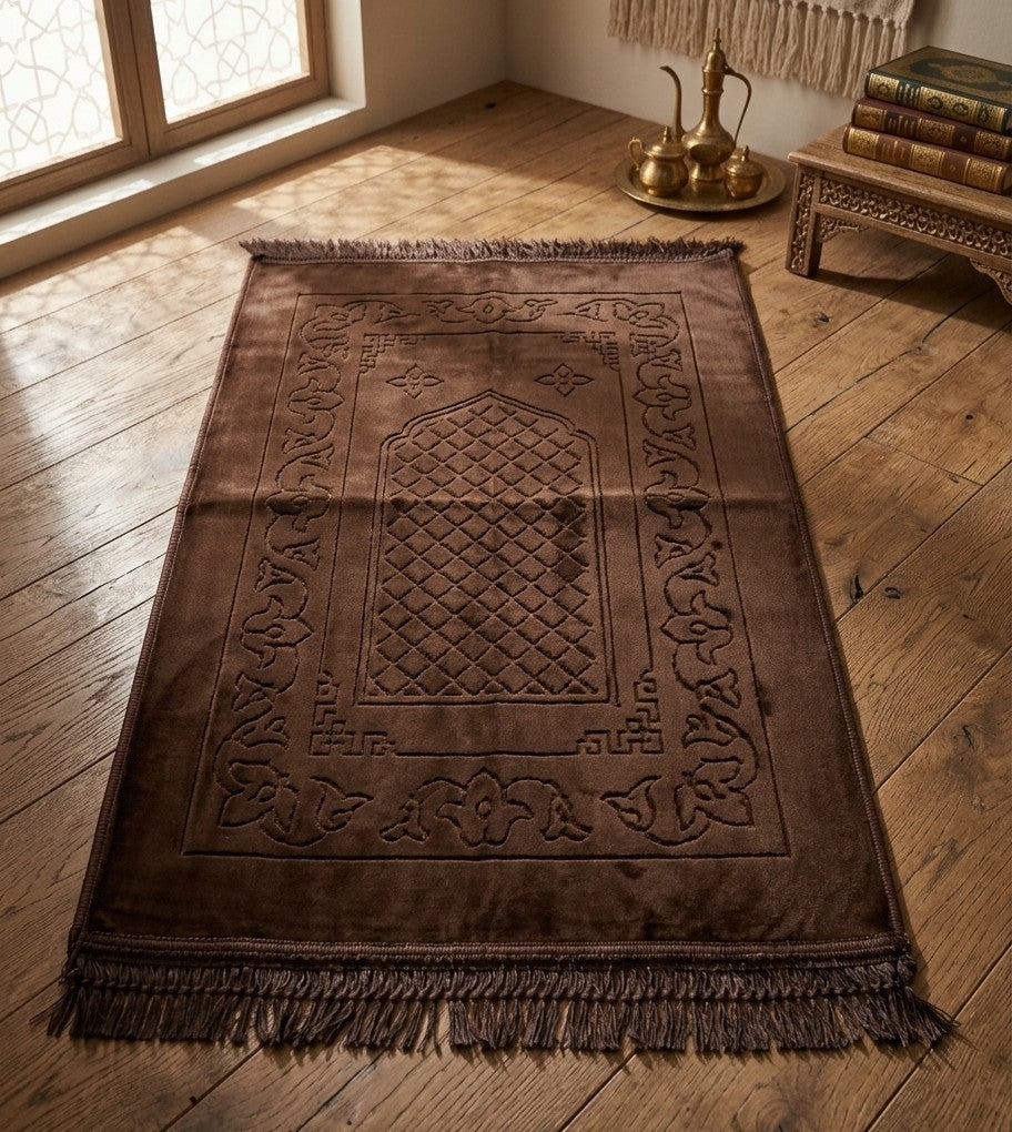 Velvet Islamic Prayer Mat
