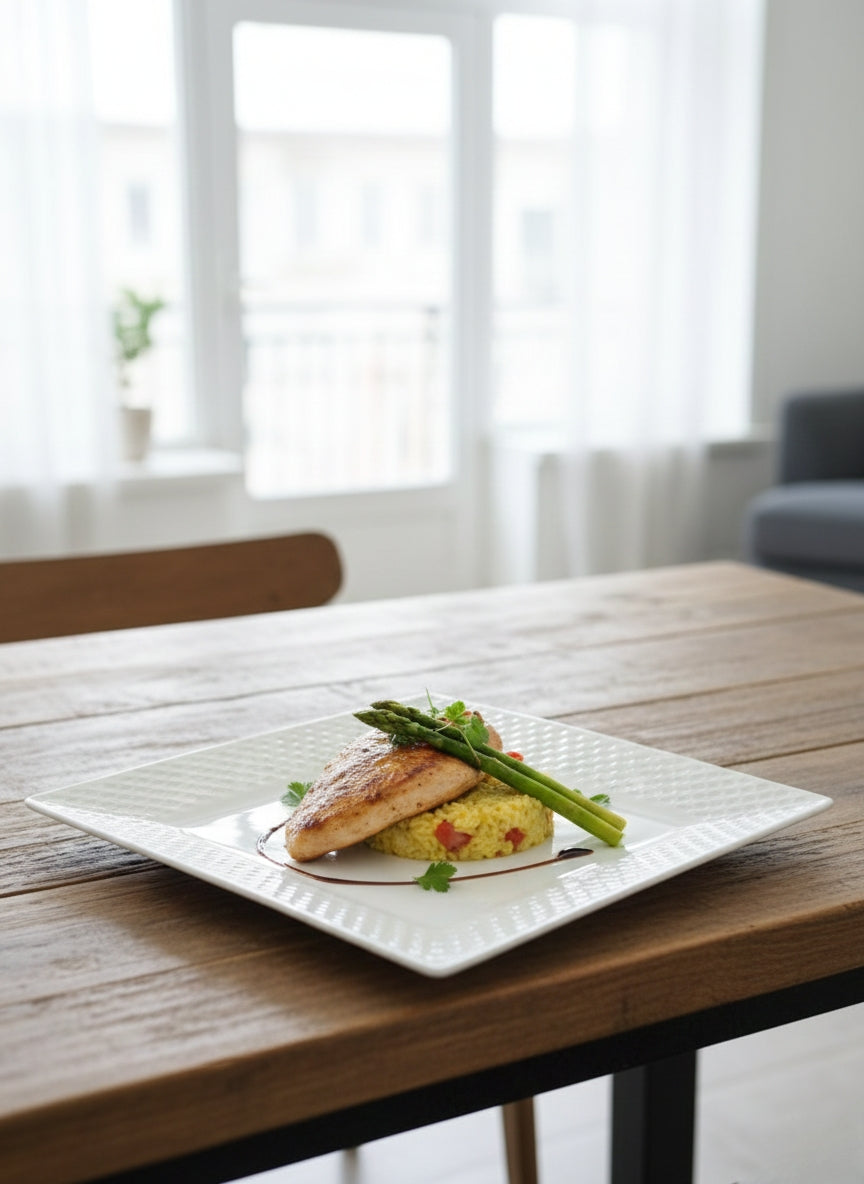 6Pcs Ceramic Dinner Plates Set