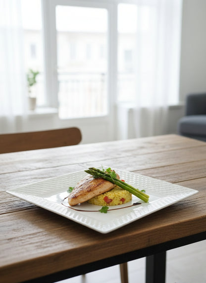 6Pcs Ceramic Dinner Plates Set