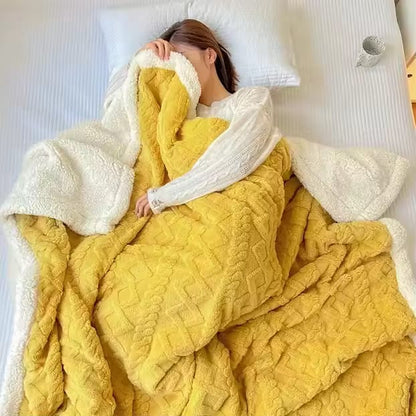 Fur Winter Throw Blanket