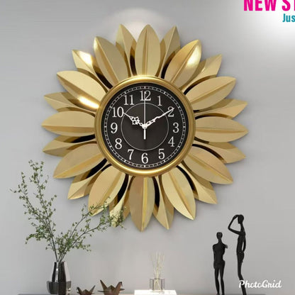 Handcrafted Sunburst Wall Clock