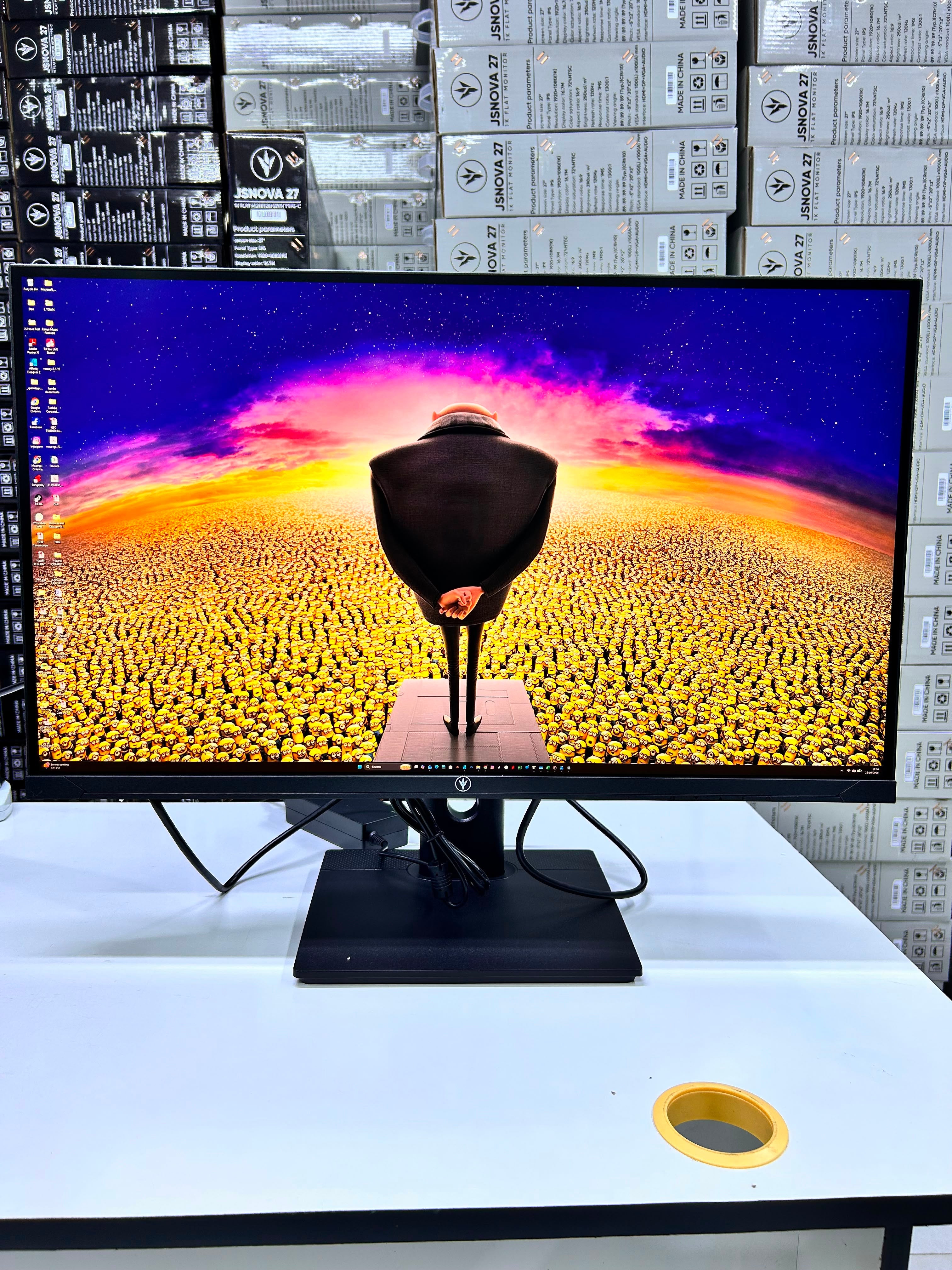 JSNOVA 27 Inch 4K 120Hz USB-C Professional Monitor
