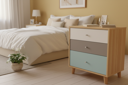 Wooden Bedside Table