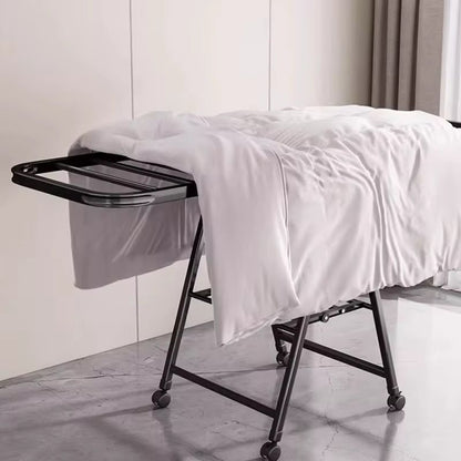 Black Movable Outdoor Drying Rack With Wheels