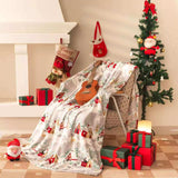 Double-Sided Christmas Throw Blanket