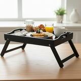 Breakfast In Bed Foldable Bamboo Tray