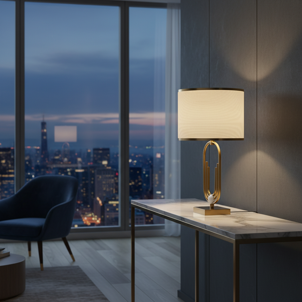 Gold Accent Table Lamp