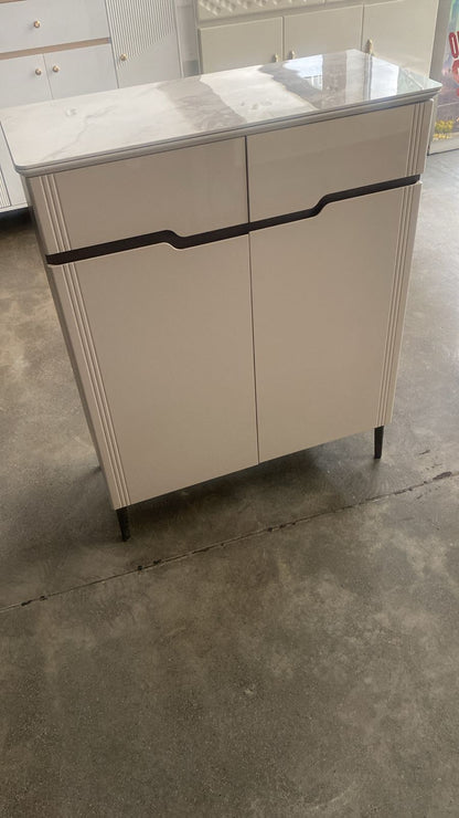 Marble Top Shoe Cabinet