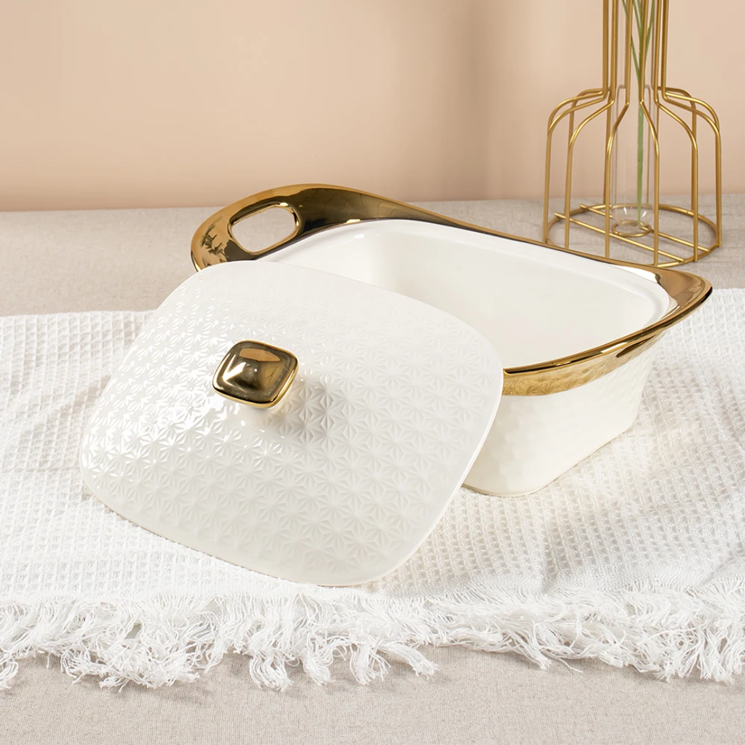 3Pcs Elegant Simple Serving Dishes
