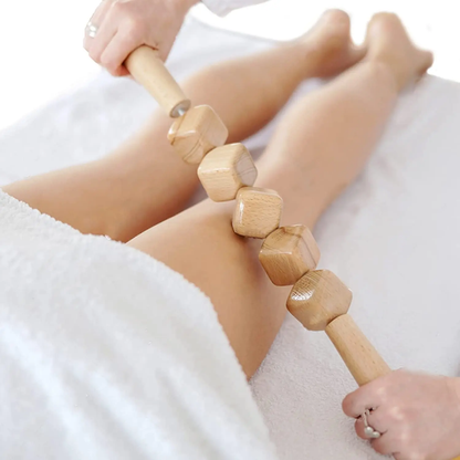 Wooden Massage Roller 6 Cube