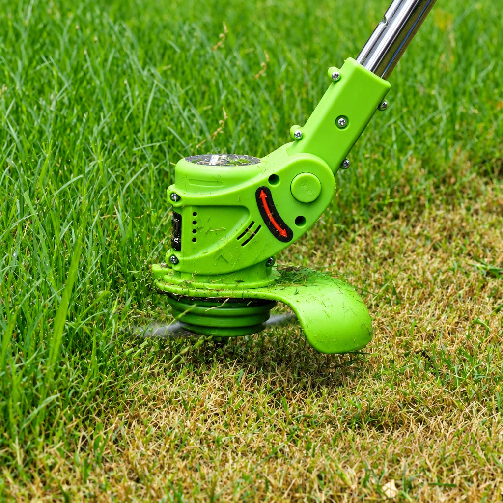 24V Cordless Electric Grass Trimmer 3 in 1 with Battery and Accessories