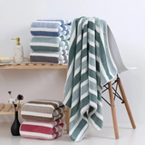 Striped Soft Velvet Towel