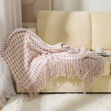 Printed Knitted Throw Blanket