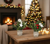 Mini Table Top Christmas Tree With Decorations