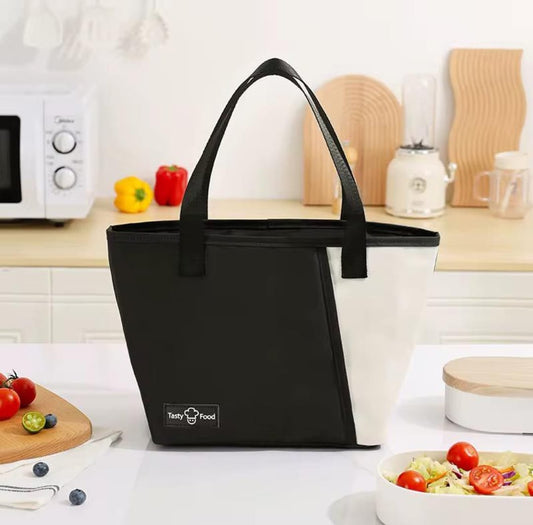 Insulated lunch bag portable reusable food storage bag