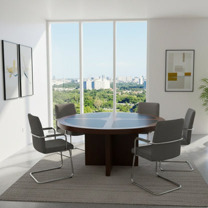 1.2M Round Boardroom Table