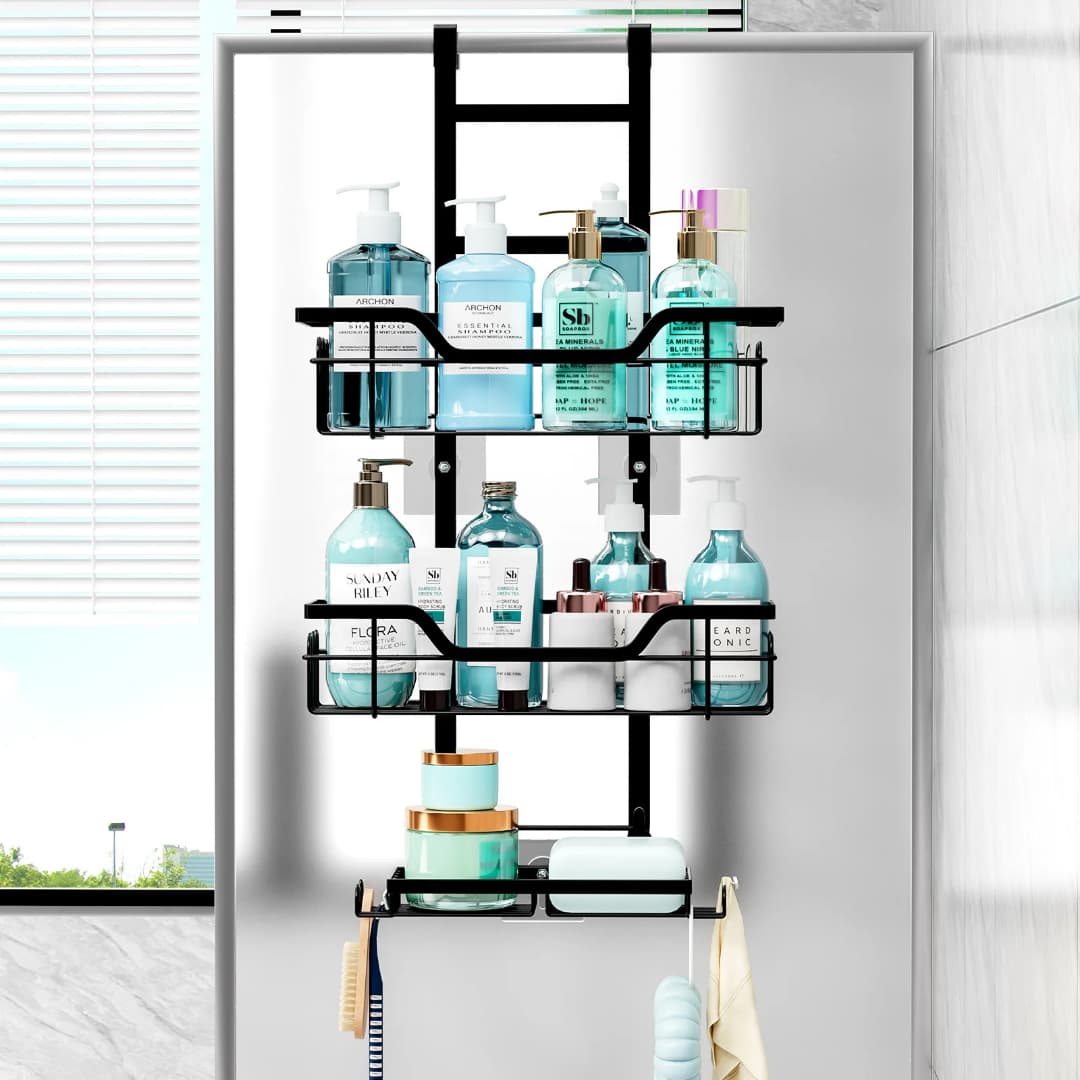 Over Door Hanging Bathroom Organizer