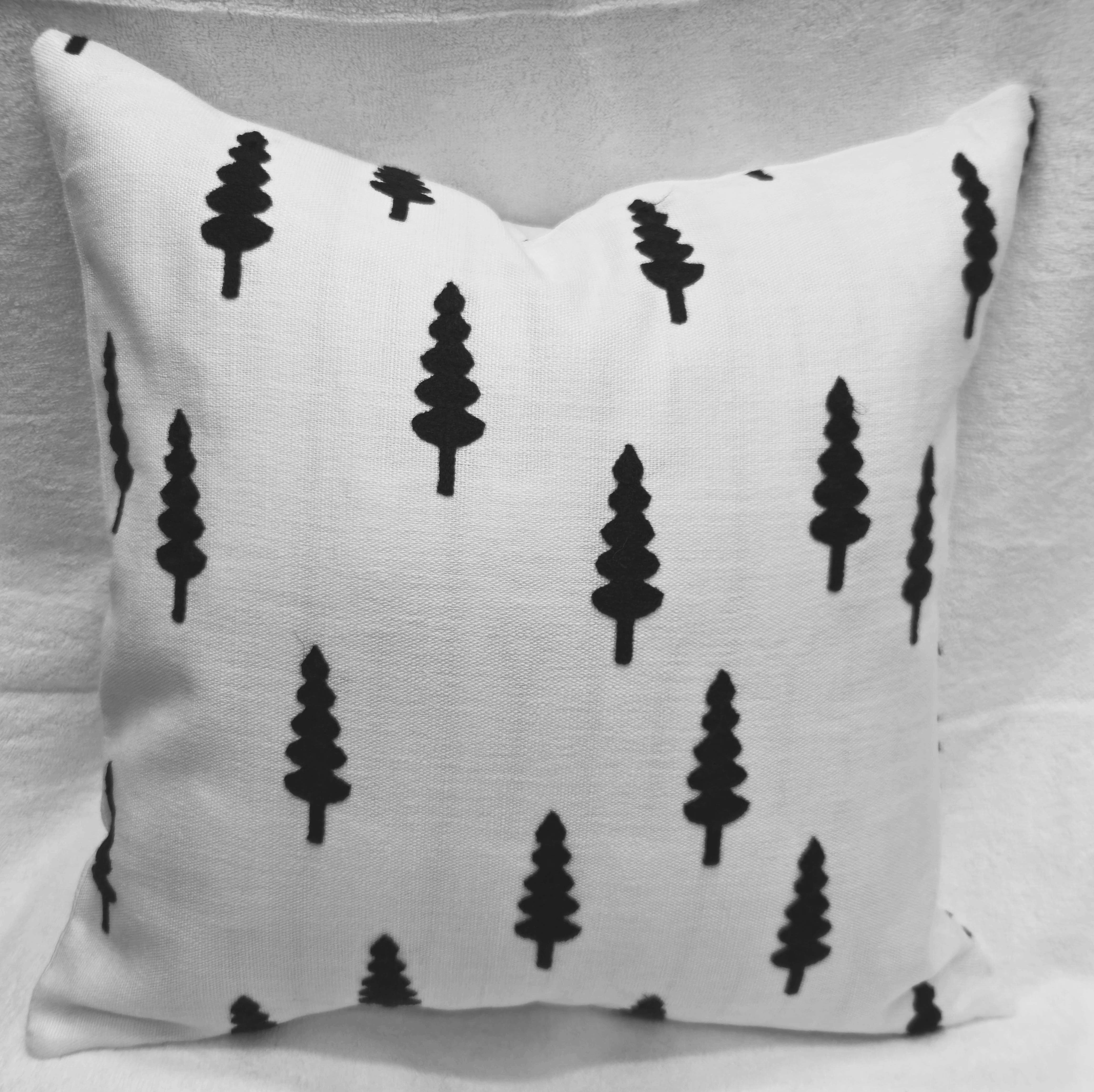 Black and White Decorative Pillow Covers