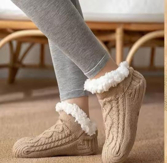 Fluffy Indoor Socks Slippers