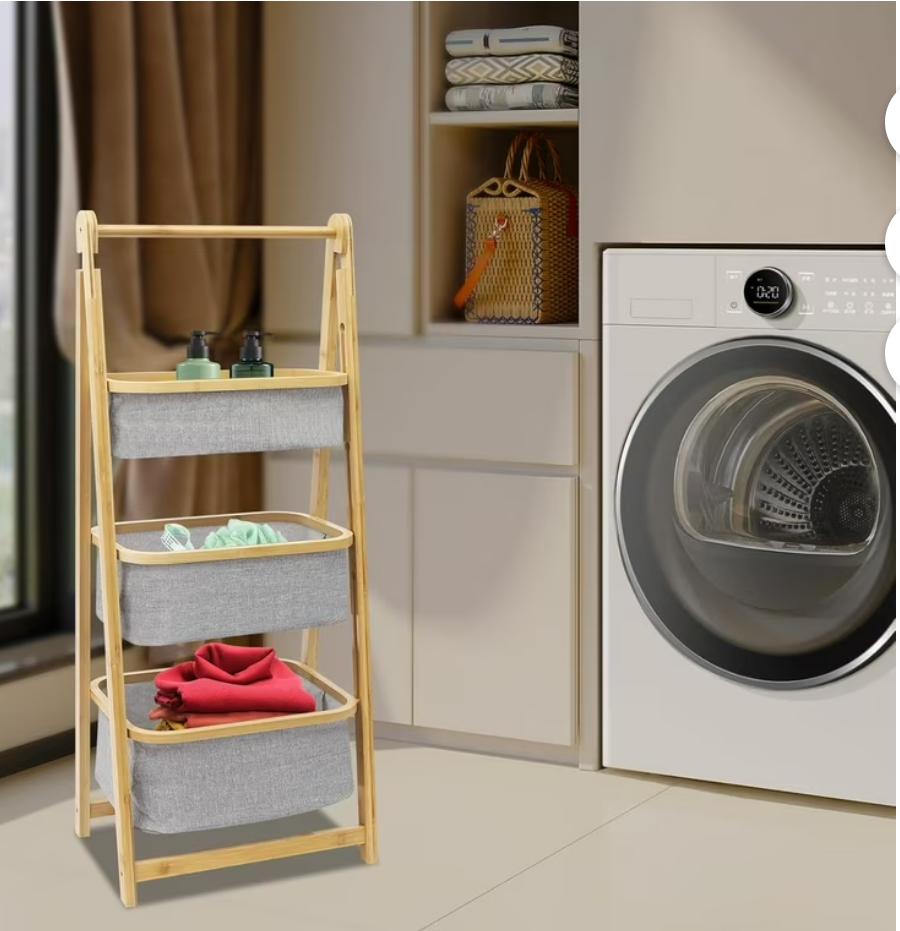Foldable Bamboo Laundry Hamper