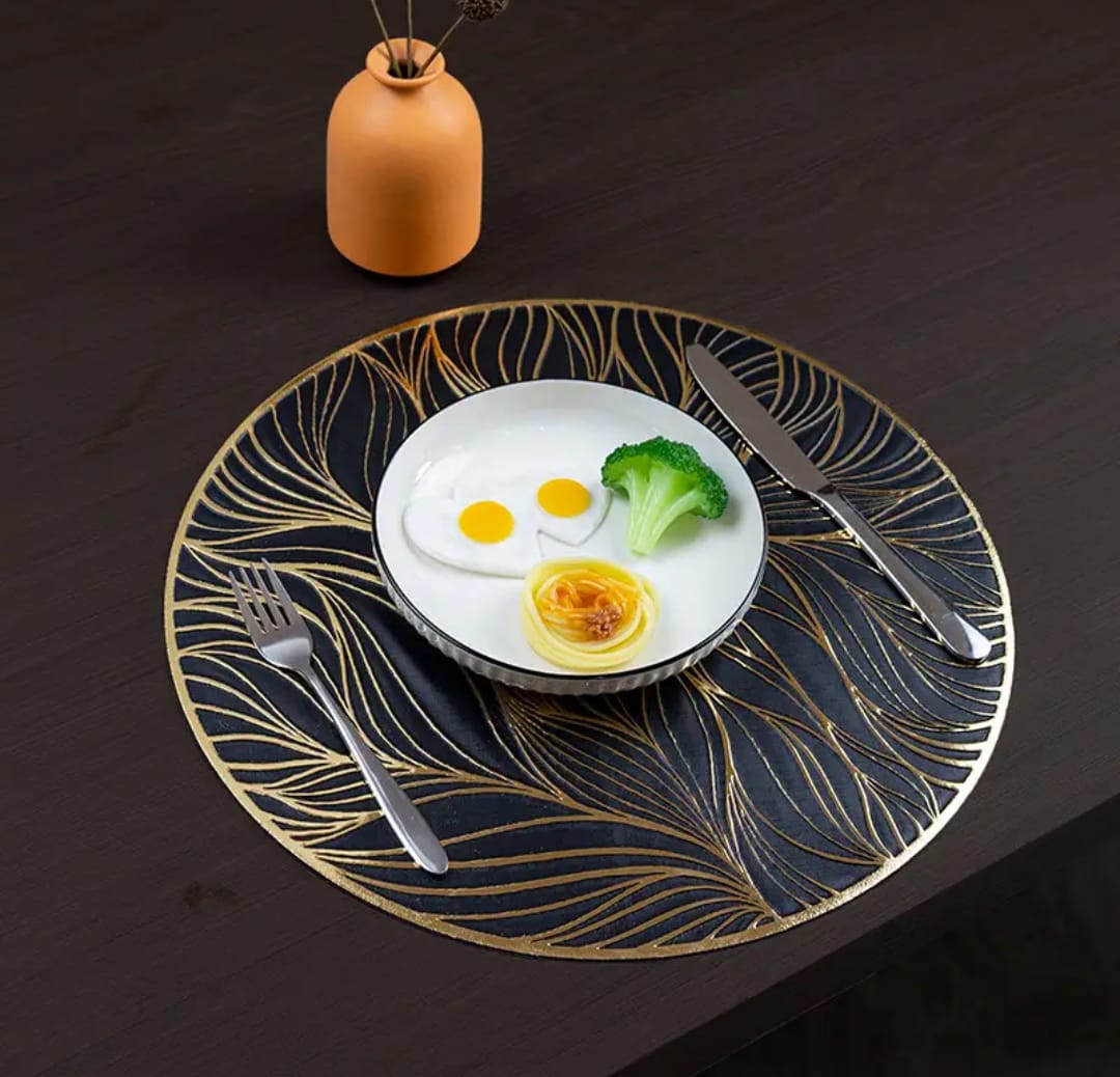 6Pcs Round Table Mats Set