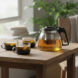 5Pc Heat-Resistant Glass Infuser Tea Set