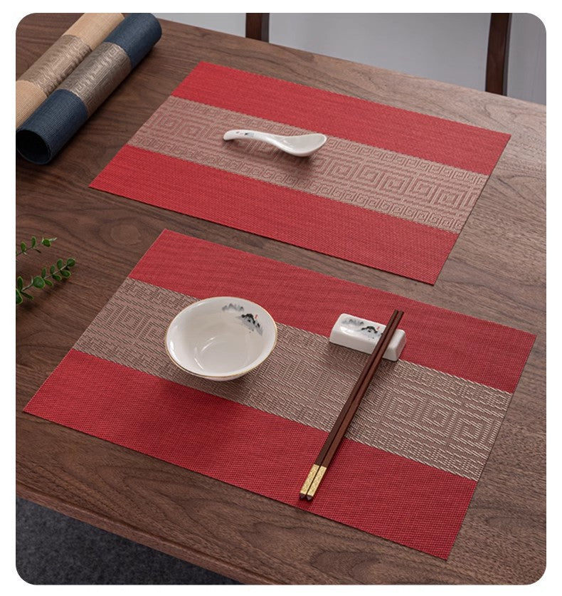 6pcs PVC Table Mats