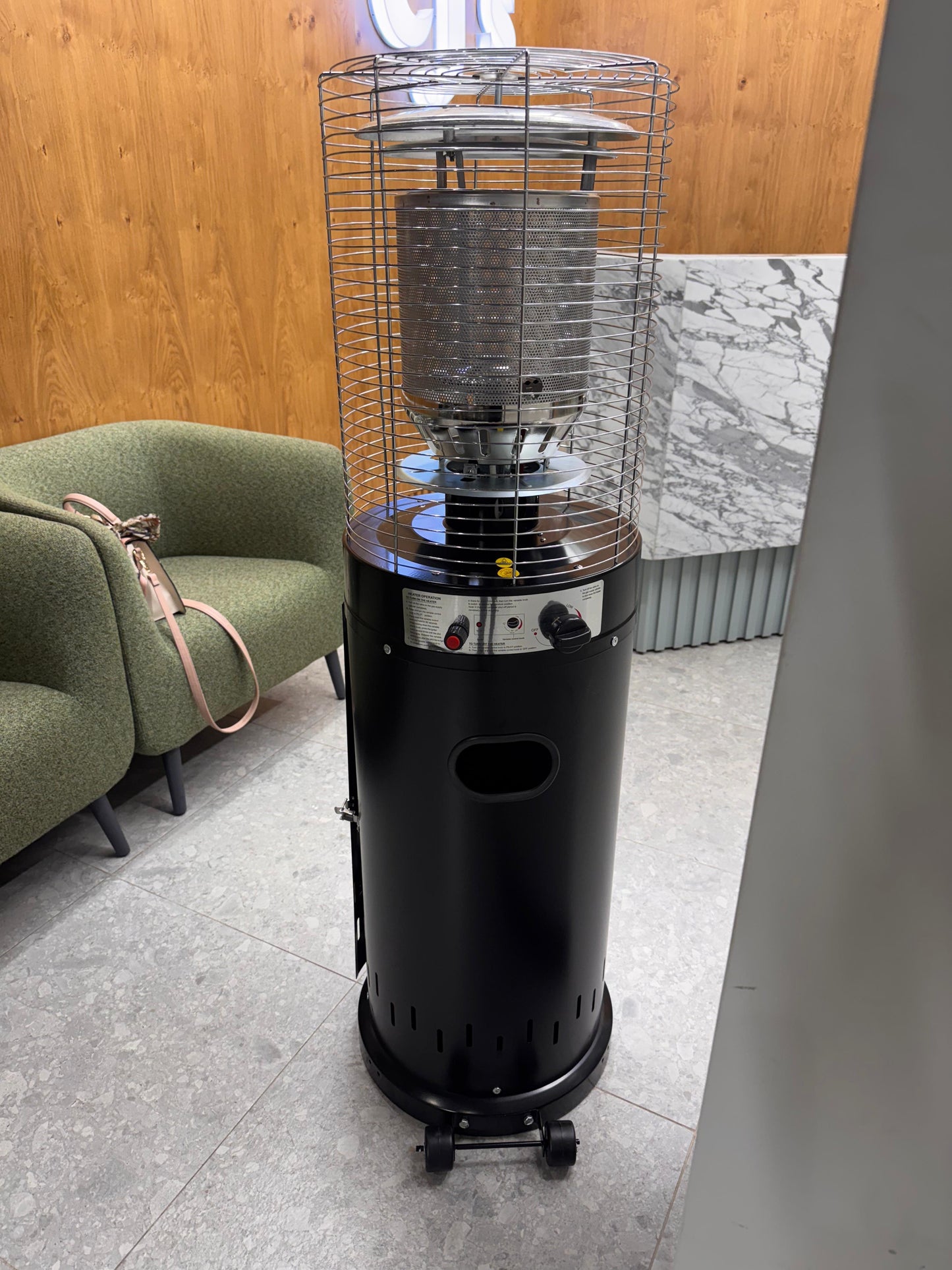 Metal Mushroom-style Outdoor Gas Patio heater