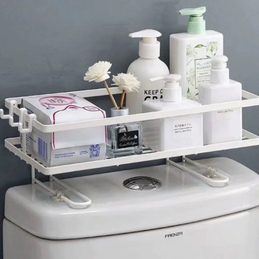 Single layer over the toilet shelf