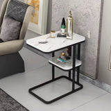 Marble Textured Side Table