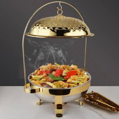 8L Stainless Steel Chafing Dish with Lid Hanger