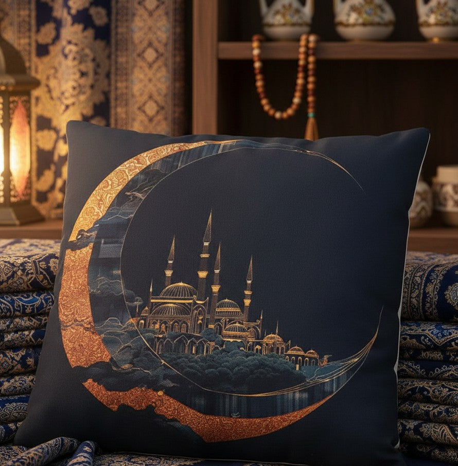 Islamic Themed Home Décor Cushion Cover – 45×45cm