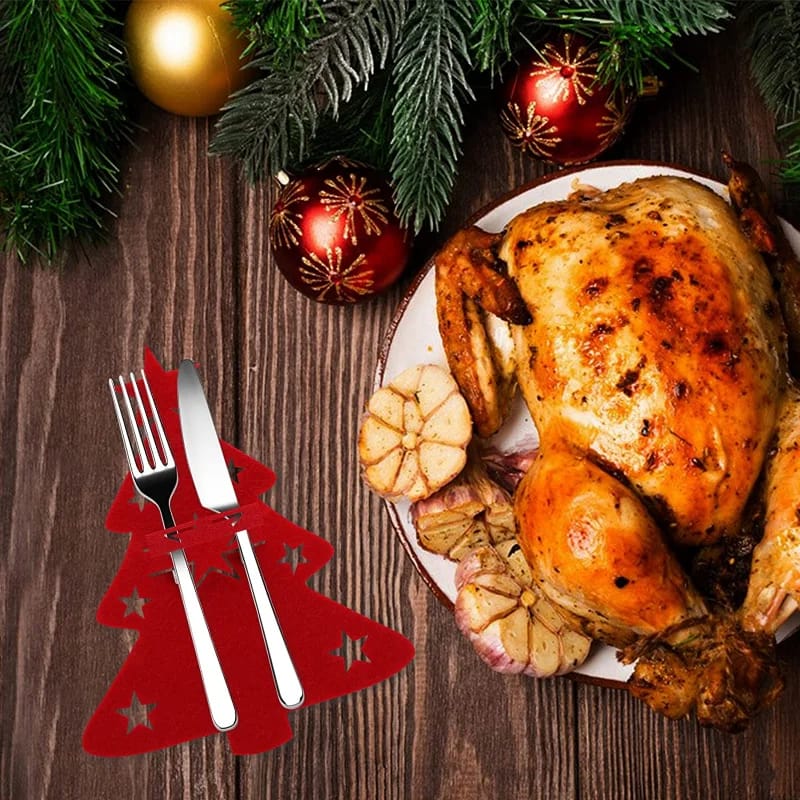 Christmas Cutlery Holder